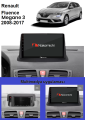 Renault Megane 3 (2008-2014) Uyumlu Android Multimedya Navigasyon Sistemi