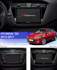 Hyundai  i20 (2014-2017) Uyumlu Android Multimedya Navigasyon Sistemi
