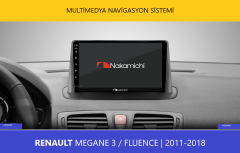 Renault Megane 3 / Fluence | 2011-2018 | Uyumlu Android Multimedya Navigasyon Sistemi