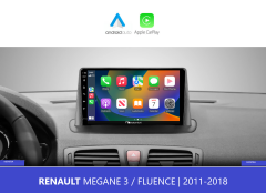Renault Megane 3 / Fluence | 2011-2018 | Uyumlu Android Multimedya Navigasyon Sistemi