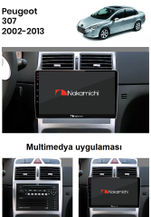 Peugeot 307 (2002-2013) Uyumlu  Android Multimedya  Navigasyon Sistemi