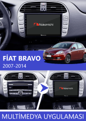 Fiat Bravo (2007-2014) Uyumlu Android Multimedya Navigasyon Sistemi