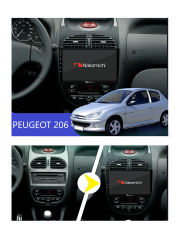 Peugeot 206 (1998-2012) Uyumlu Android Multimedya Navigasyon Sistemi