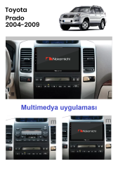 Toyota Prado (2004-2009) uyumlu Android Multimedya Navigasyon Sistemi
