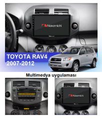 Toyota Rav4 (2007-2012) uyumlu Android Multimedya Navigasyon Sistemi