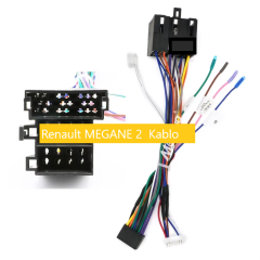 Renault MEGANE 2 2004-2009 Uyumlu Multimedya Çerçevesi Ve Kablo Seti
