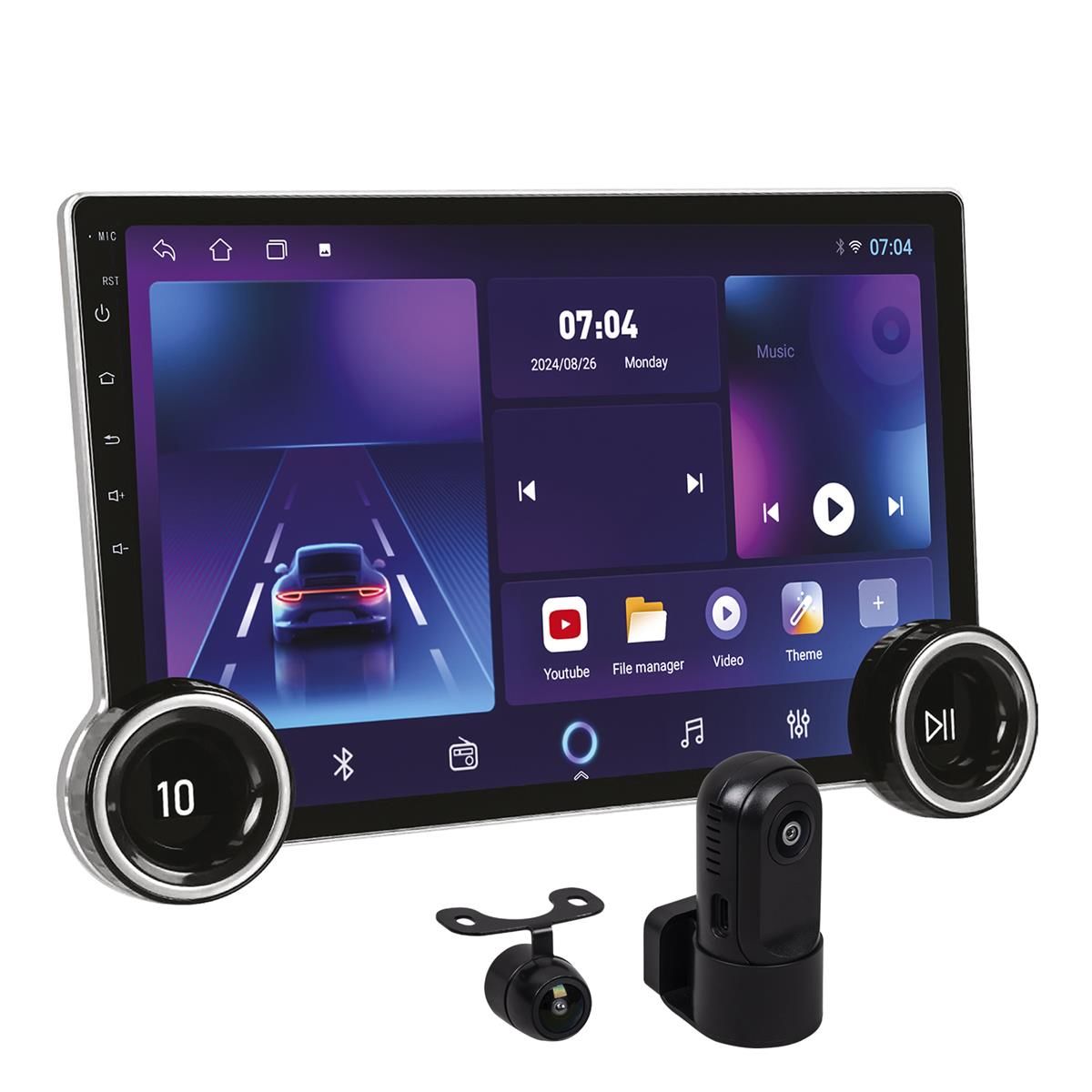 FOR-X XA-4512K | 11.5 INCH | 4+64 GB | KNOB ANDROİD MULTİMEDYA NAVİGASYON SİSTEM
