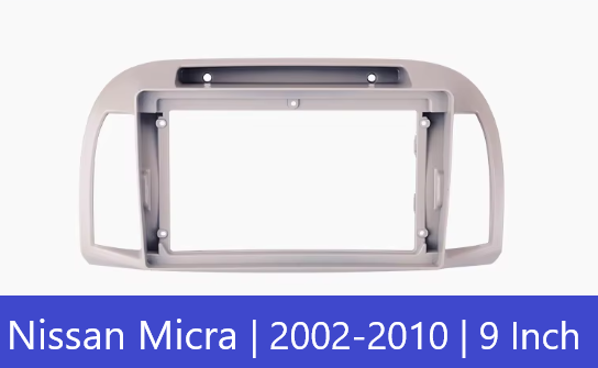 Nissan Micra | 2002 - 2010 | 9 Inch | Uyumlu Multimedya Çerçevesi
