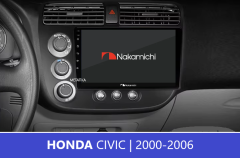 HONDA CIVIC | 2000-2006 | 9 INCH | UYUMLU ANDROİD MULTİMEDYA NAVİGASYON SİSTEMİ