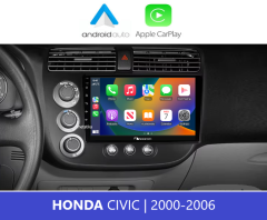 HONDA CIVIC | 2000-2006 | 9 INCH | UYUMLU ANDROİD MULTİMEDYA NAVİGASYON SİSTEMİ