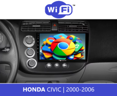 HONDA CIVIC | 2000-2006 | 9 INCH | UYUMLU ANDROİD MULTİMEDYA NAVİGASYON SİSTEMİ