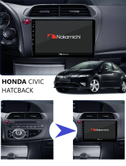 Honda Civic Hatcback 2006-2012 Uyumlu Android Multimedya Navigasyon Sistemi