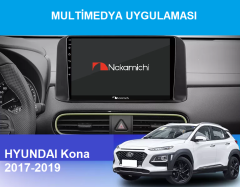 Hyundai Kona (2017-2019)  Uyumlu Android Multimedya Navigasyon Sistemi
