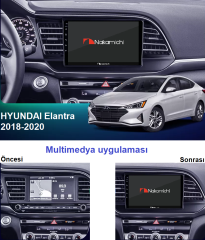 Hyundai Elantra (2018-2020)  Uyumlu Android Multimedya Navigasyon Sistemi