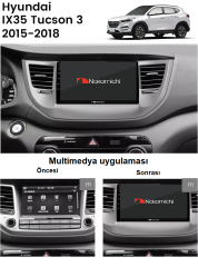 Hyundai İX35 (2015-2018) Uyumlu Android Multimedya Navigasyon Sistemi