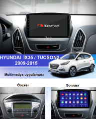 Hyundai İX35 (2009-2015) Uyumlu  Android Multimedya Navigasyon Sistemi