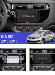 Kia Rio 2015-2016 uyumlu Android Multimedya Navigasyon Sistemi