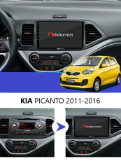 Kia Picanto 2011-2016 uyumlu Android Multimedya Navigasyon Sistemi