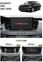 Peugeot 508 (2011-2018) Uyumlu  Android Multimedya  Navigasyon Sistemi