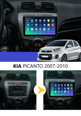 Kia Picanto 2007-2010 uyumlu Android Multimedya Navigasyon Sistemi