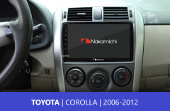 TOYOTA COROLLA | 2006-2012 | 9 INCH | UYUMLU MULTİMEDYA NAVİGASYON SİSTEMİ