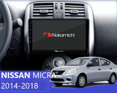 Nissan Micra 2014-2018 Uyumlu Android Multimedya Navigasyon sistemi