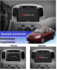 Hyundai Accent Era 2006-2011 Uyumlu Android Multimedya Navigasyon Sistemi