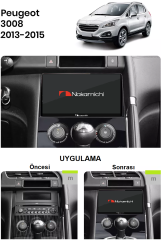 Peugeot 3008 2009-2015 Uyumlu Android Multimedya Navigasyon Sistemi
