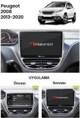 Peugeot 208 (2012-2018) Uyumlu  Android Multimedya  Navigasyon Sistemi