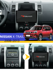 Nissan X-Trail 2008-2013 Uyumlu Android Multimedya Navigasyon sistemi