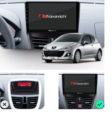 Peugeot 206+ 2009-2014 Uyumlu Android Multimedya Navigasyon Sistemi