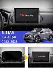 Nissan Qashqai 2022-2023 Uyumlu Android Multimedya Navigasyon sistemi