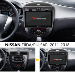 Nissan Pulsar 2011-2018 Uyumlu Android Multimedya Navigasyon sistemi