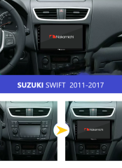 Suzuki Swift 2011-2017 uyumlu Android Multimedya Navigasyon Sistemi