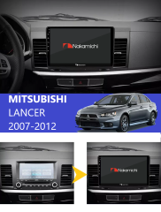 Mitsubishi Lancer 2007-2012 Uyumlu  Android Multimedya  Navigasyon Sistemi
