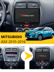 Mitsubishi ASX 2010-2016 Uyumlu  Android Multimedya  Navigasyon Sistemi