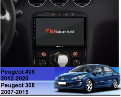 Peugeot 408 (2012-2020) Uyumlu  Android Multimedya  Navigasyon Sistemi